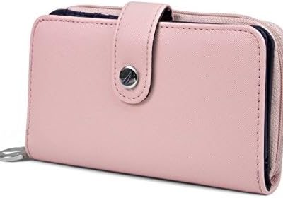Nautica Be Shore Womens Wallet RFID Blocking Zip Around Clutch (Aloha (Pink))