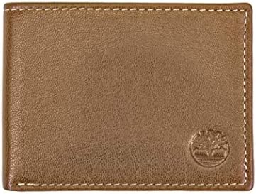 Timberland Men's Leather RFID Blocking Passcase Security Wallet